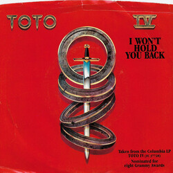 Toto I Won't Hold You Back USED VINYL 7INCH 45 RPM PROMO