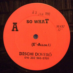 Go'Ss So What (E'Allora) USED VINYL 12INCH