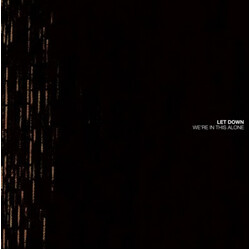 Let Down We're In This Alone Vinyl LP USED
