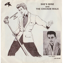 Hasil Adkins She's Mine / The Chicken Walk USED VINYL 7INCH 45 RPM SINGLE