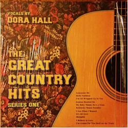Dora Hall The Great Country Hits, Series One Vinyl LP USED