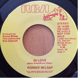 Ronnie Milsap In Love USED VINYL 7INCH 45 RPM PROMO