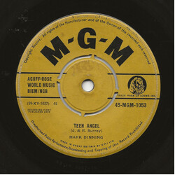 Mark Dinning Teen Angel USED VINYL 7INCH 45 RPM SINGLE