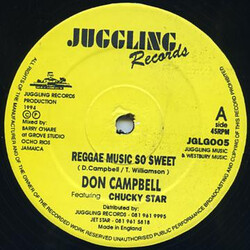 Don Campbell / Chukki Star Reggae Music So Sweet USED VINYL 12INCH