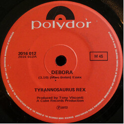 Tyrannosaurus Rex Debora USED VINYL 7INCH EP