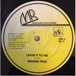 Frankie Paul Leave It To Me USED VINYL 12INCH 45 RPM