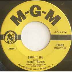 Connie Francis Don't Break The Heart That Loves You USED VINYL 7INCH SINGLE 45 RPM