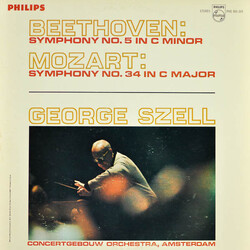 Ludwig van Beethoven / Wolfgang Amadeus Mozart / George Szell / Concertgebouworkest Symphony No. 5 In C Minor / Symphony No. 34 In C Major Vinyl LP US