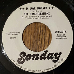 The Constellations In Love Forever USED VINYL 7INCH 45 RPM PROMO
