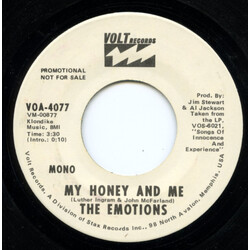 The Emotions My Honey And Me USED VINYL 7INCH 45 RPM SINGLE PROMO STEREO MONO