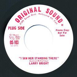 Larry Bright (2) I Saw Her Standing There USED VINYL 7INCH 45 RPM SINGLE PROMO