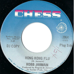 Robb Jarmain Hong Kong Flu USED VINYL 7INCH 45 RPM PROMO