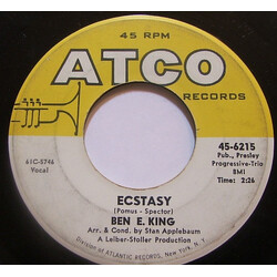 Ben E. King Ecstasy VINYL 7" USED