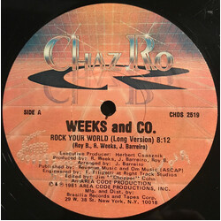 Weeks & Co. Rock Your World USED VINYL 12INCH