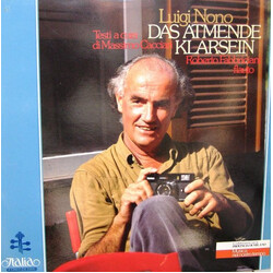 Luigi Nono Das Atmende Klarsein Vinyl LP USED