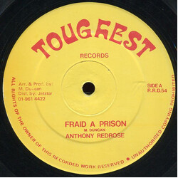 Anthony Red Rose / Puddy Roots / Dirty Harry (33) Fraid A Prison / Josephine USED VINYL 12INCH 45 RPM