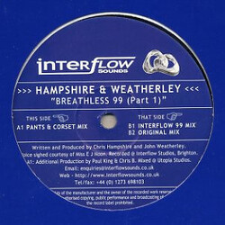 Hampshire & Weatherley Breathless 99 (Part 1) VINYL 12" USED