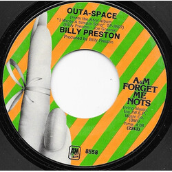 Billy Preston Outa-Space / God Loves You USED VINYL 7INCH 45 RPM SINGLE REISSUE STYRENE