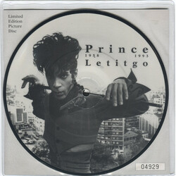 Prince Letitgo USED VINYL 7INCH 45 RPM LIMITED EDITION NUMBERED PICTURE DISC STEREO