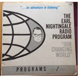 Earl Nightingale Our Changing World Radio Program (611-620 Vinyl LP USED