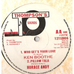 Ken Boothe / Horace Andy / Frankie Paul / Linval Thompson Who Get´s Your Love / Pillow Talk / Doing It Nasty / Money Money USED VINYL 12INCH 45 RPM
