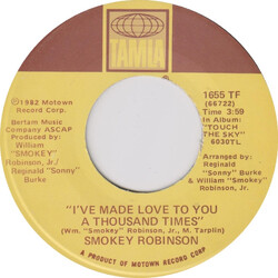 Smokey Robinson I've Made Love To You A Thousand Times USED VINYL 7INCH 45 RPM SINGLE
