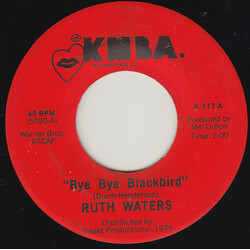 Ruth Waters Bye Bye Blackbird USED VINYL 7INCH 45 RPM