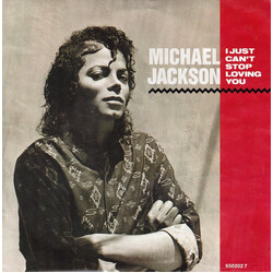 Michael Jackson I Just Can't Stop Loving You USED VINYL 7INCH 45 RPM SINGLE STEREO