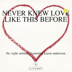 The Right Attitude Never Knew Love Like This Before USED VINYL 12INCH