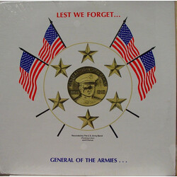The United States Army Band Lest We Forget...General Of the Armies Vinyl LP USED