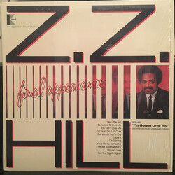 Z.Z. Hill Final Appearance Vinyl LP USED