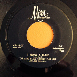 The Afro Blues Quintet Plus One I Know A Place / Mystic Mambo USED VINYL 7INCH 45 RPM SINGLE