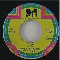 Orquesta Power Maria / Incomparable USED VINYL 7INCH 45 RPM SINGLE