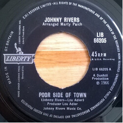 Johnny Rivers Poor Side Of Town USED VINYL 7INCH