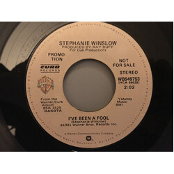 Stephanie Winslow I've Been A Fool / Sometimes When We Touch USED VINYL 7INCH 45 RPM SINGLE PROMO