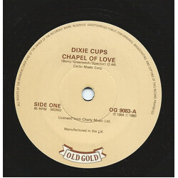 The Dixie Cups Chapel Of Love / Iko Iko USED VINYL 7INCH 45 RPM REISSUE MONO