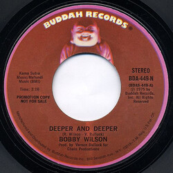 Bobby Wilson Deeper And Deeper USED VINYL 7INCH SINGLE 45 RPM PROMO