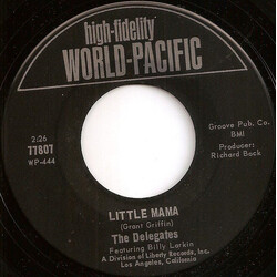Billy Larkin And The Delegates Little Mama / Little Jr. Detroit USED VINYL 7INCH 45 RPM