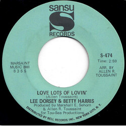Lee Dorsey / Betty Harris Love Lots Of Lovin' USED VINYL 7INCH SINGLE 45 RPM
