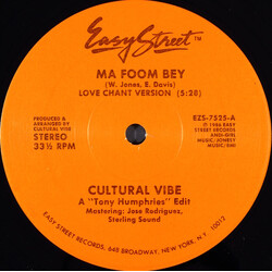 Cultural Vibe Ma Foom Bey VINYL 12" USED