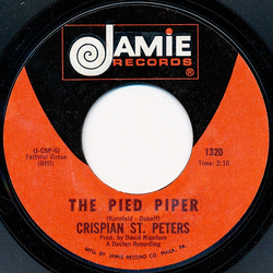 Crispian St. Peters The Pied Piper Vinyl 7" USED