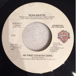 Dean Martin My First Country Song USED VINYL 7INCH 45 RPM PROMO