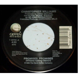 Christopher Williams Promises, Promises USED VINYL 7INCH 45 RPM SINGLE
