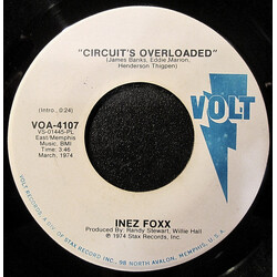 Inez Foxx Circuit's Overloaded USED VINYL 7INCH 45 RPM SINGLE PROMO