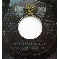 Watsonian Institute The Institute USED VINYL 7INCH PROMO