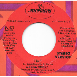 Melba Moore Time USED VINYL 7INCH 45 RPM PROMO