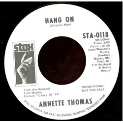Annette May Thomas Hang On / Nothing Is Everlasting USED VINYL 7INCH 45 RPM PROMO