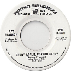Pat Shannon Candy Apple, Cotton Candy / She Sleeps Alone USED VINYL 7INCH SINGLE PROMO