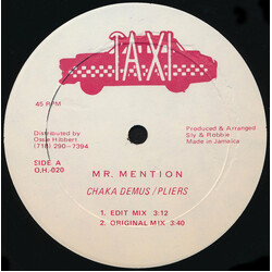 Chaka Demus & Pliers Mr. Mention USED VINYL 12INCH 45 RPM