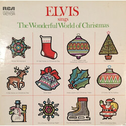 Elvis Presley Elvis Sings The Wonderful World Of Christmas Vinyl LP USED